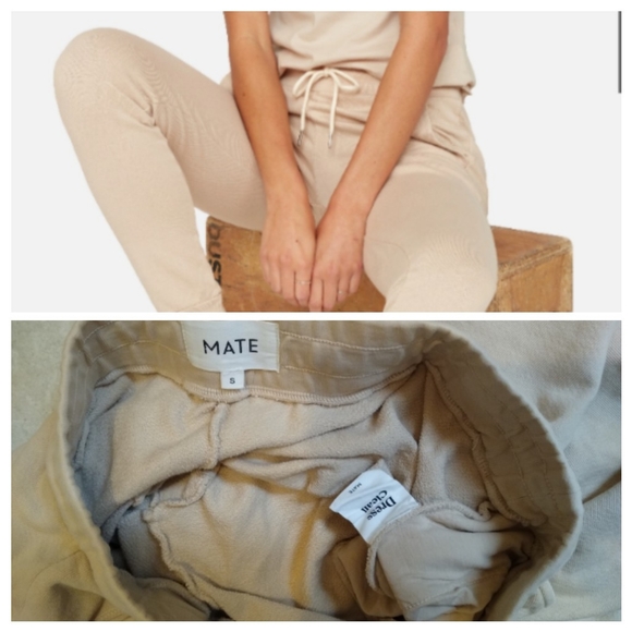 MATE The label Organic cotton Terry classic jogger limited edition latte SMALL - Picture 4 of 9